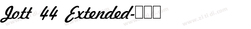 Jott 44 Extended字体转换